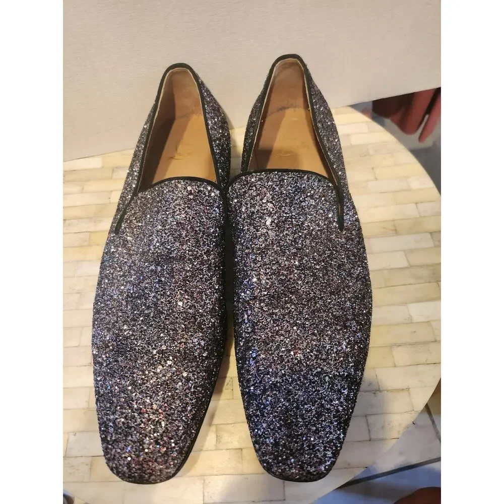 Christian Louboutin glitter shoes size 45.5